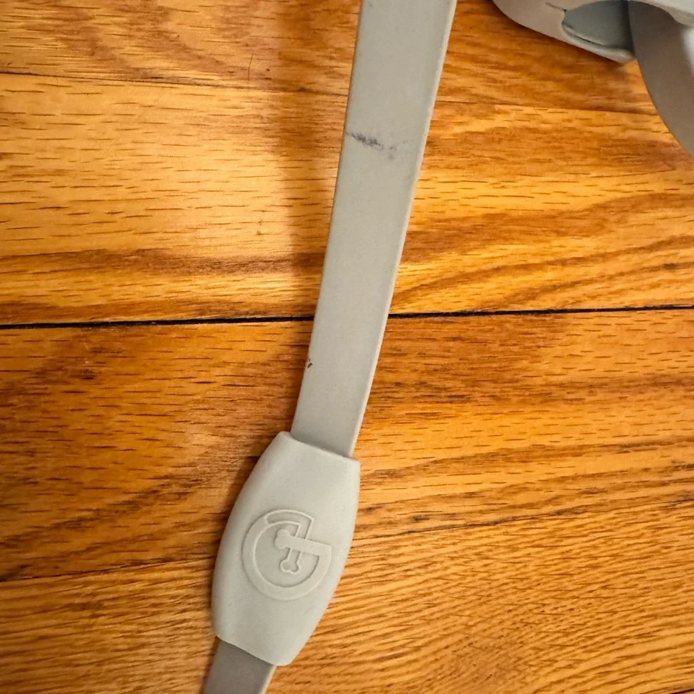 Bone fly light blue leash and harness - Picture 2 of 5